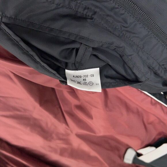 Luciano Barbera Jacket Womens 46 Black Hooded Chore IL FARO Luxury Performance - Picture 14 of 15